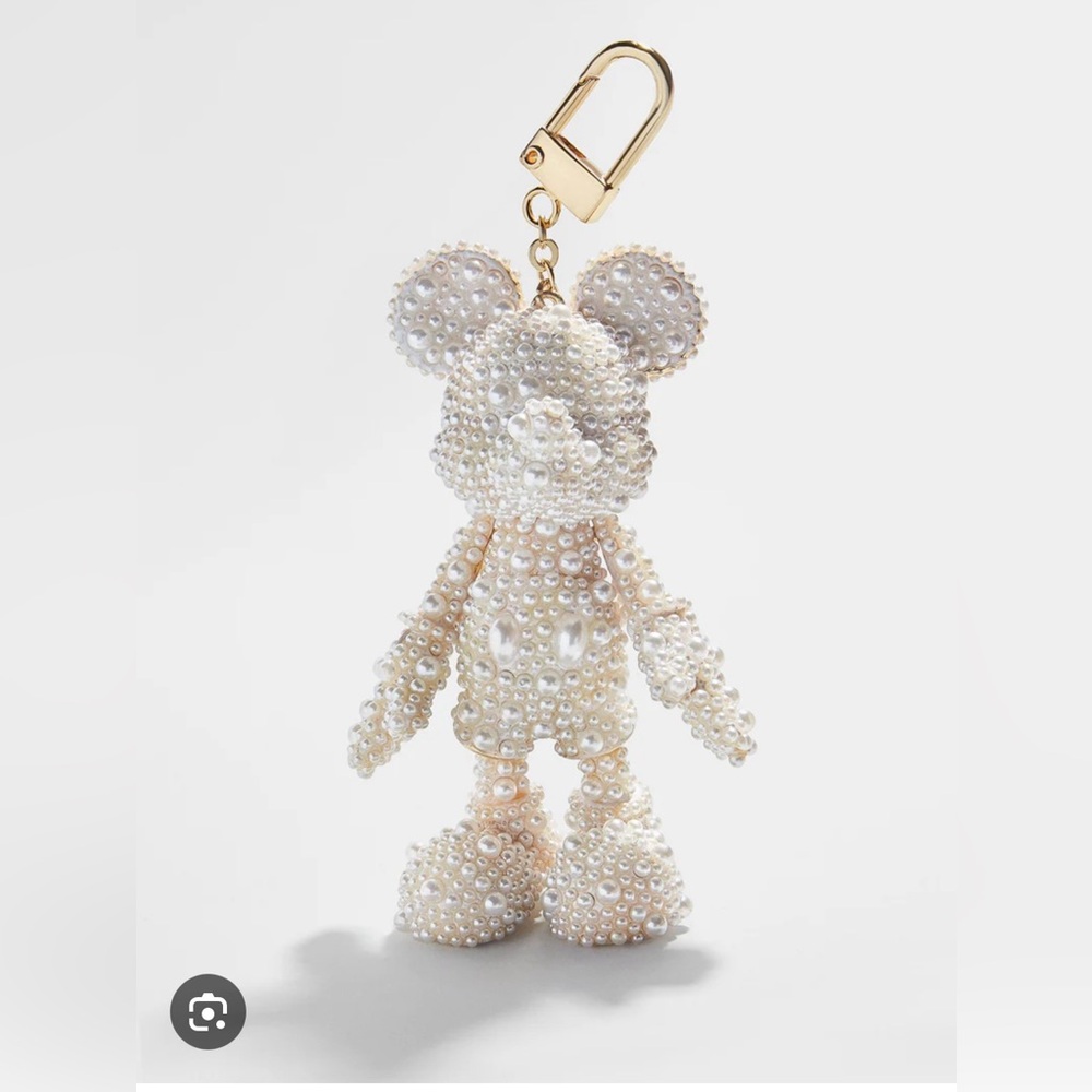 Baublebar Disney Mickey Pearl Keychain